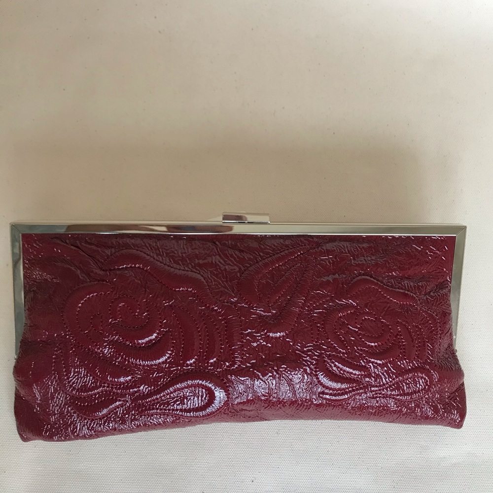 Red Hobo clutch bag